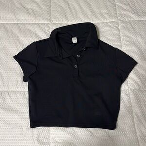 Crop Button up short